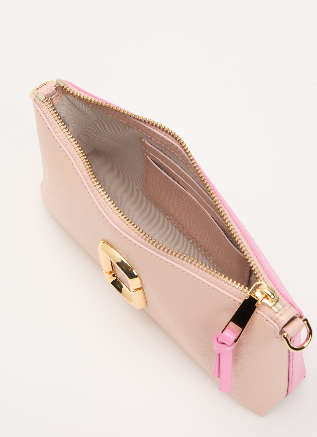 Marc Jacobs The pochette crossbody tas van leer met afneembare schouderriem  - detail 3 roze