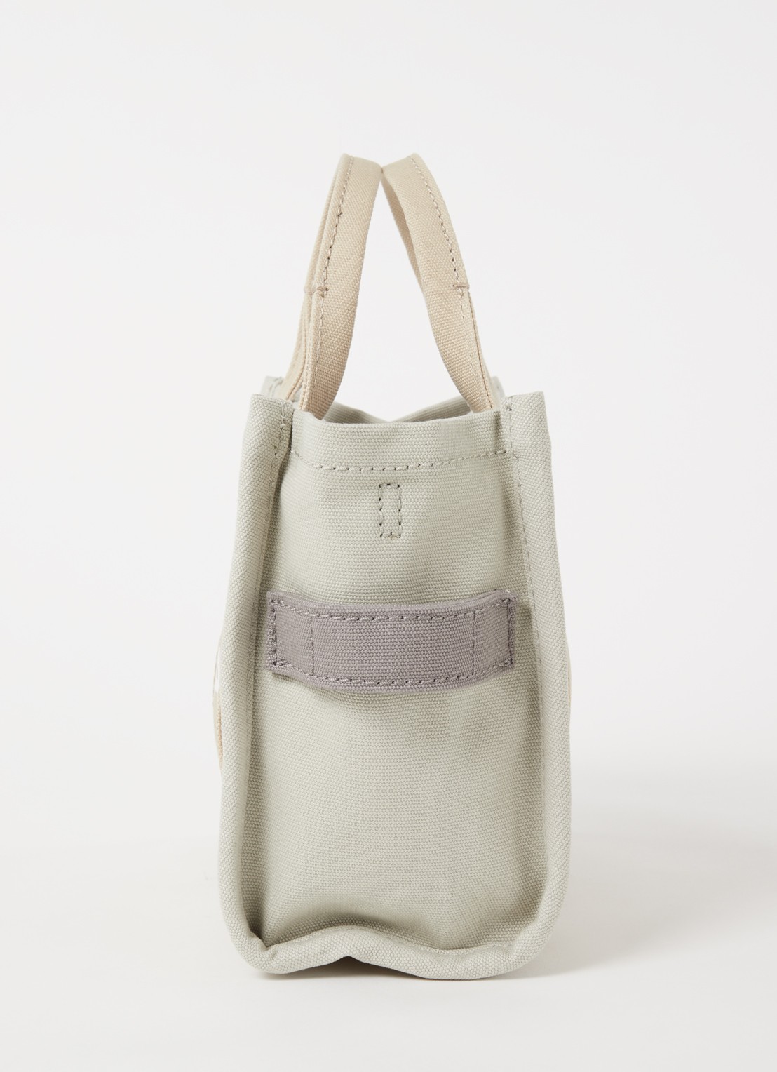 Marc Jacobs The Small Tote handtas met logo - detail 5 beige