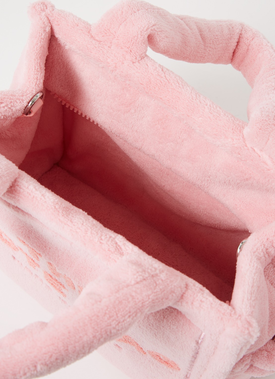 Marc Jacobs The Small Tote handtas met logo - detail 2 lichtroze