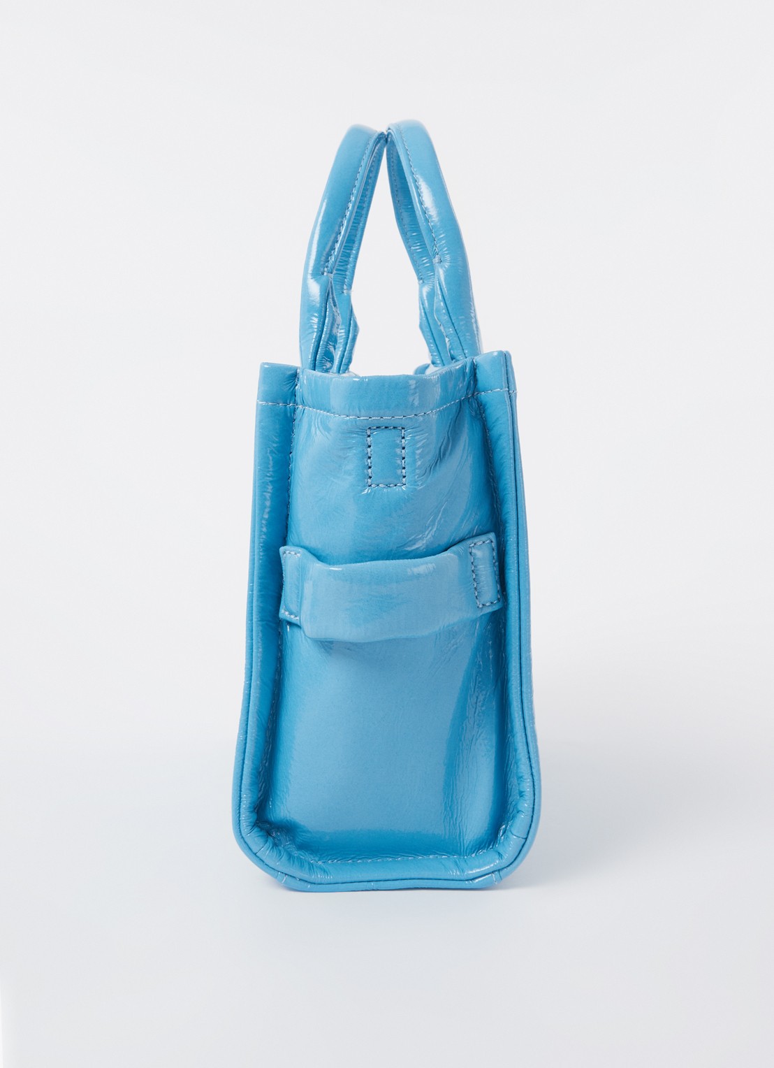 Marc Jacobs The Small Tote handtas met logo - detail 5 blauw