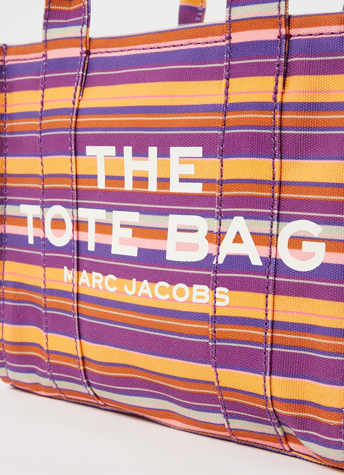Marc Jacobs The Small Tote handtas met logo - detail 6 multicolor