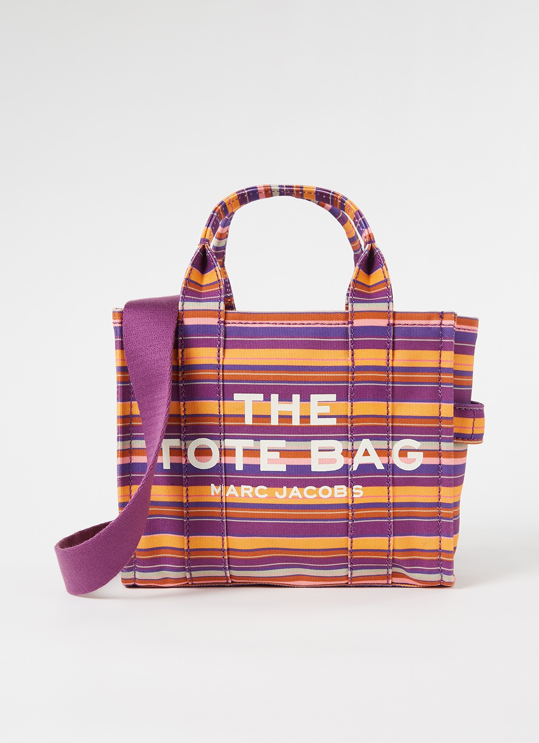 Marc Jacobs The Small Tote handtas met logo - voorkant 2 multicolor