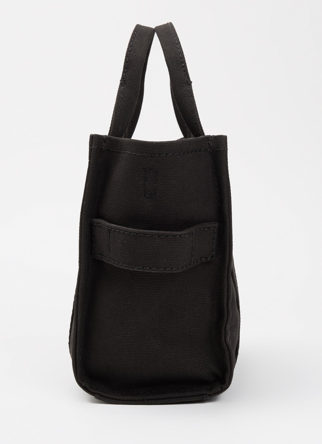 Marc Jacobs The Small Tote handtas van canvas met afneembare schouderriem - detail 2 zwart