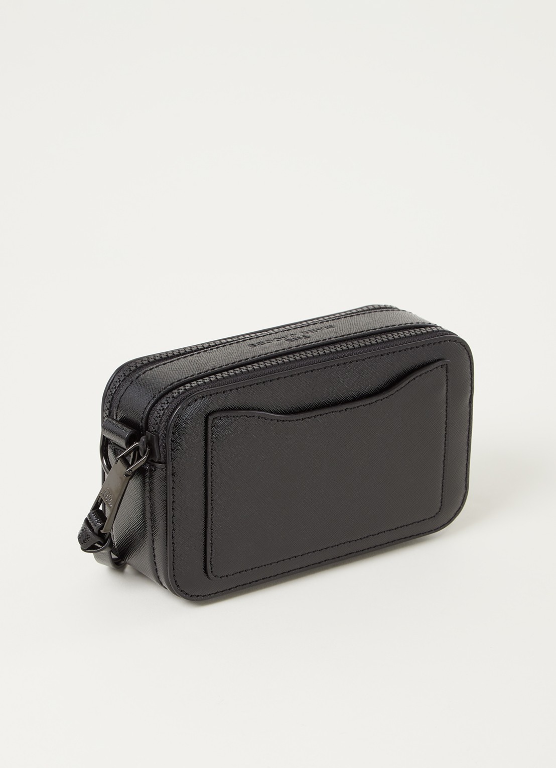 Marc Jacobs The Snapshot DTM crossbodytas van leer - achterkant zwart