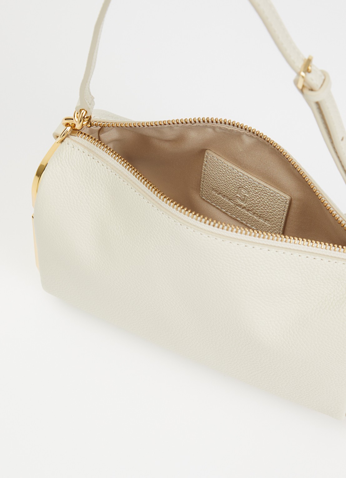 Marc Jacobs The Snapshot schoudertas van leer - detail 2 gebroken wit