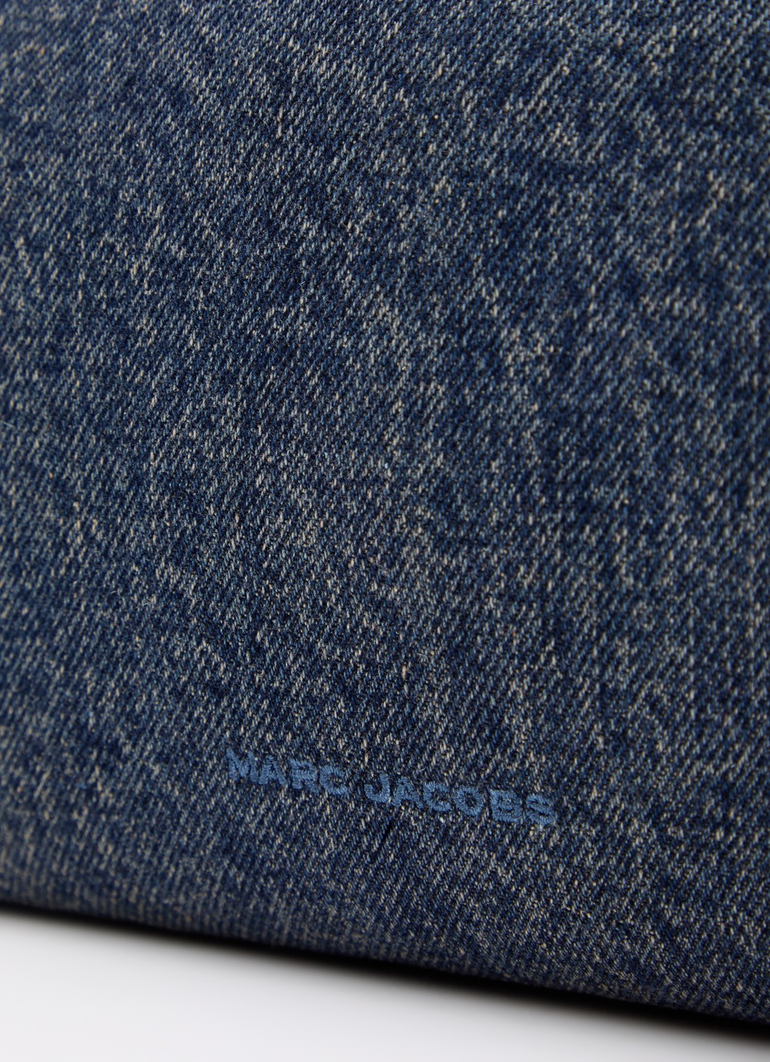 Marc Jacobs The Snapshot schoudertas van leer - detail 4 denim