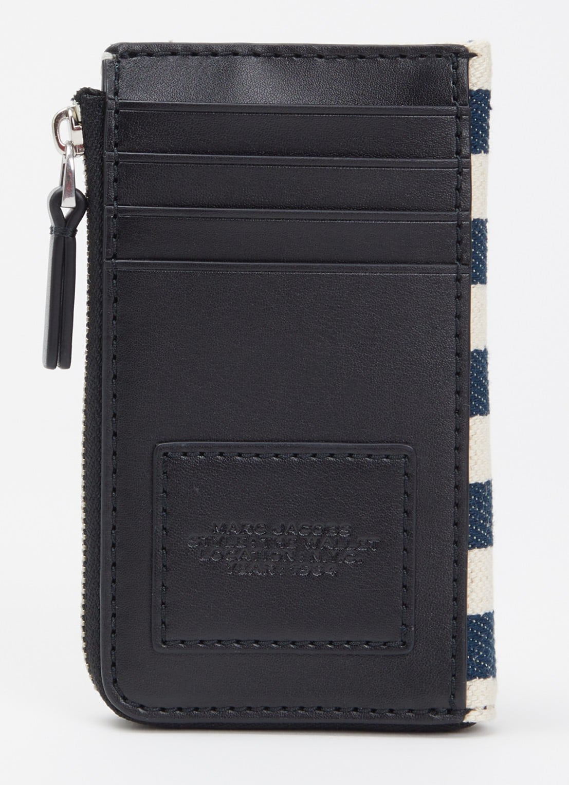 Marc Jacobs The Top Zip Multi ritsportemonnee - achterkant 3 donkerblauw