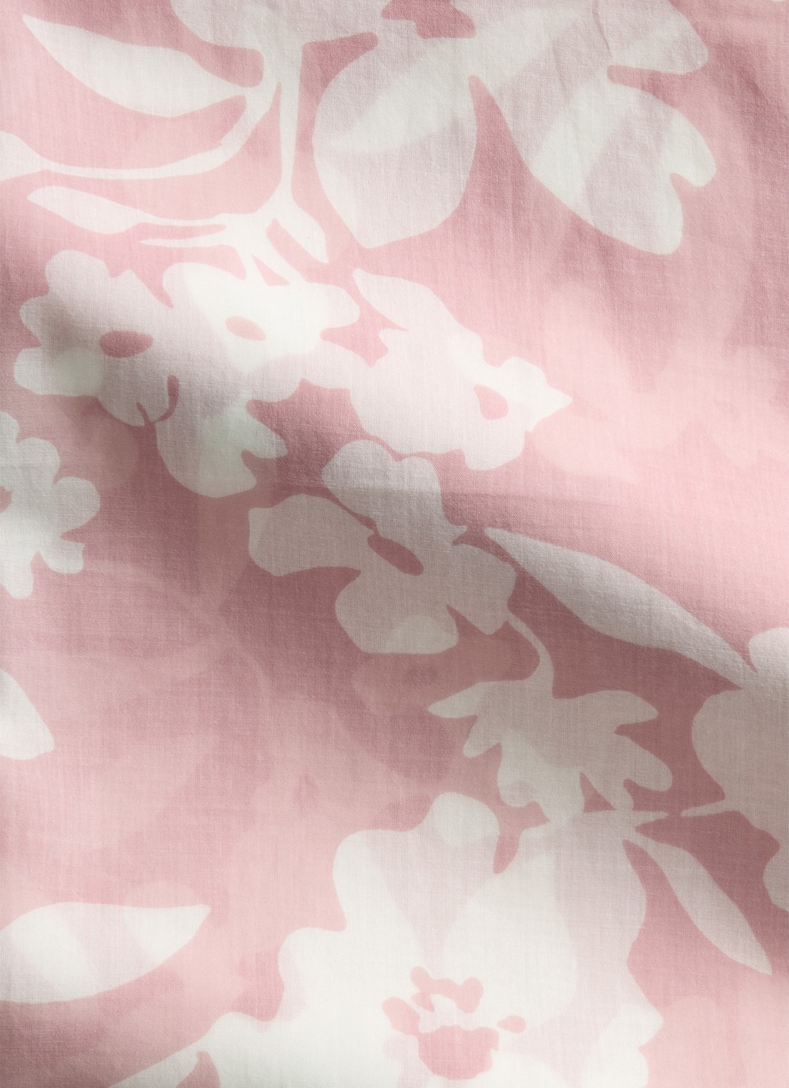 Marc O'Polo Bandana met bloemenprint 55 x 55 cm - detail light pink multi 02 / roze