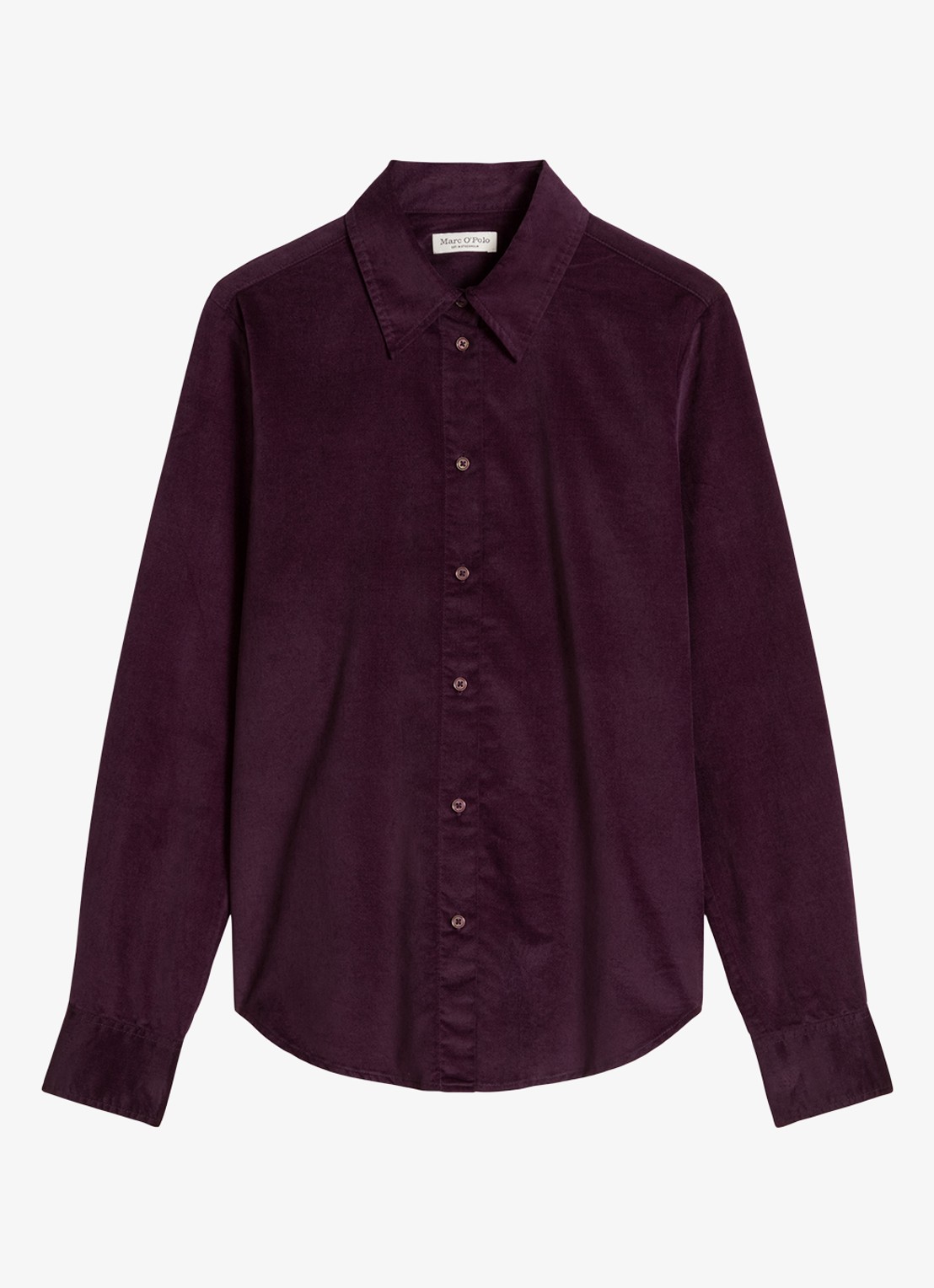 Marc O'Polo Blouse in lyocellblend  - voorkant 4 paars