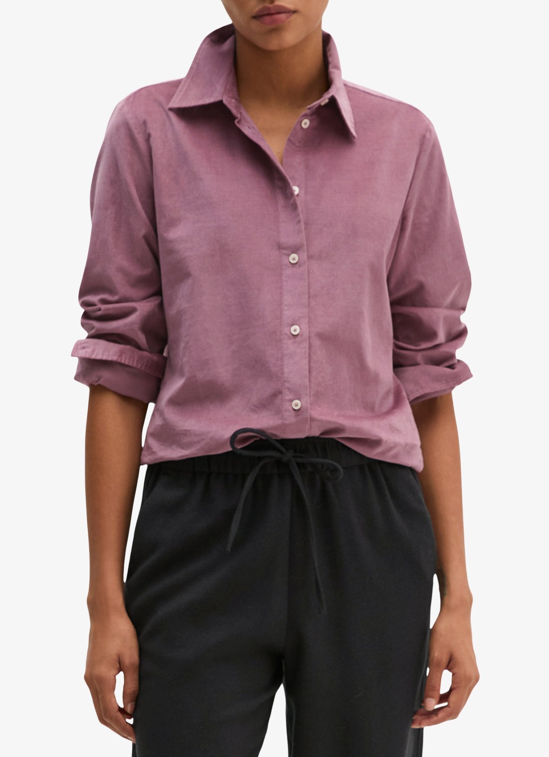 Marc O'Polo Blouse in lyocellblend  - detail 4 roze
