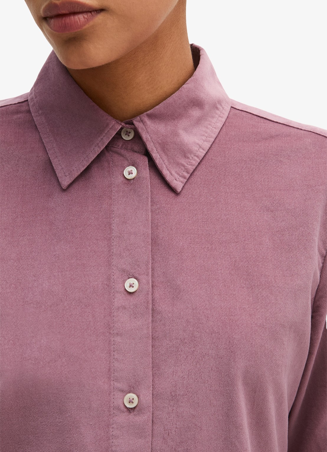 Marc O'Polo Blouse in lyocellblend  - detail 5 roze