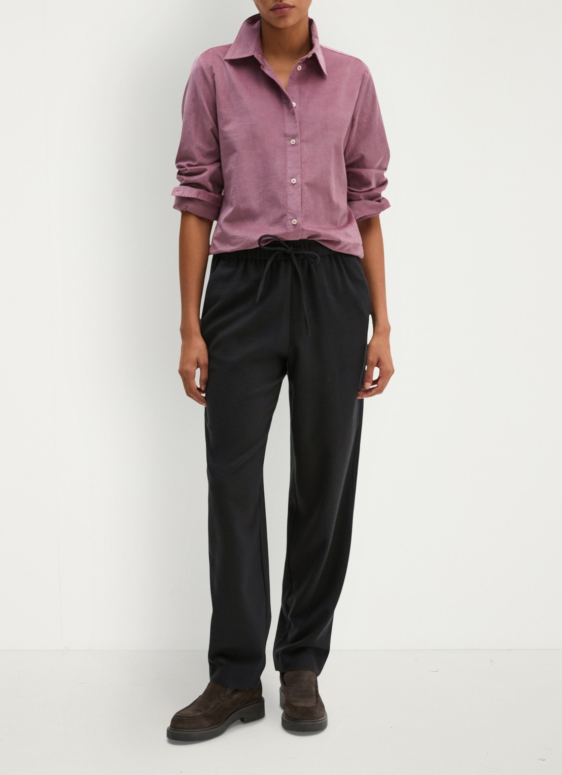 Marc O'Polo Blouse in lyocellblend  - voorkant 3 roze
