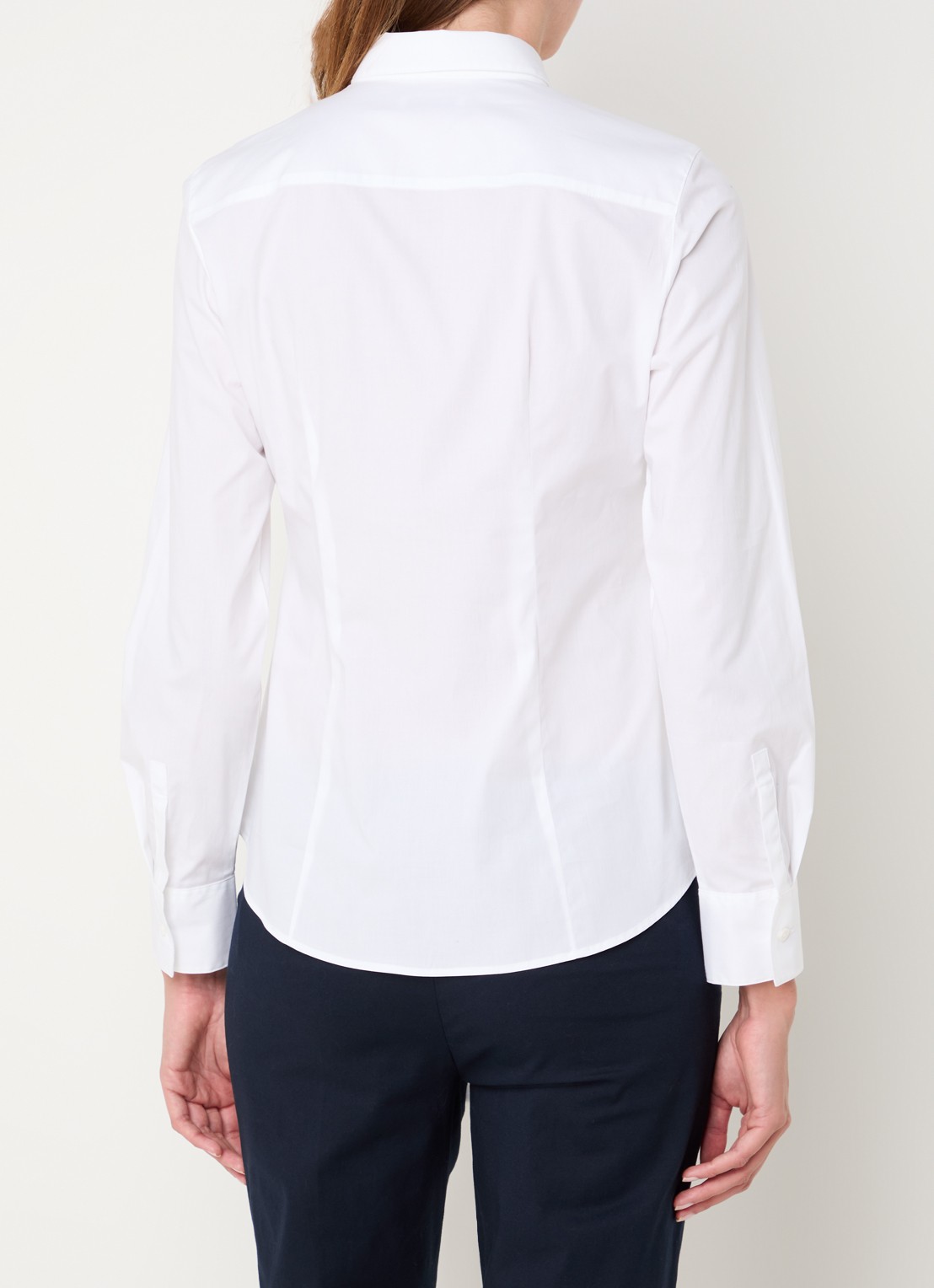 Marc O'Polo Blouse met logo - achterkant wit