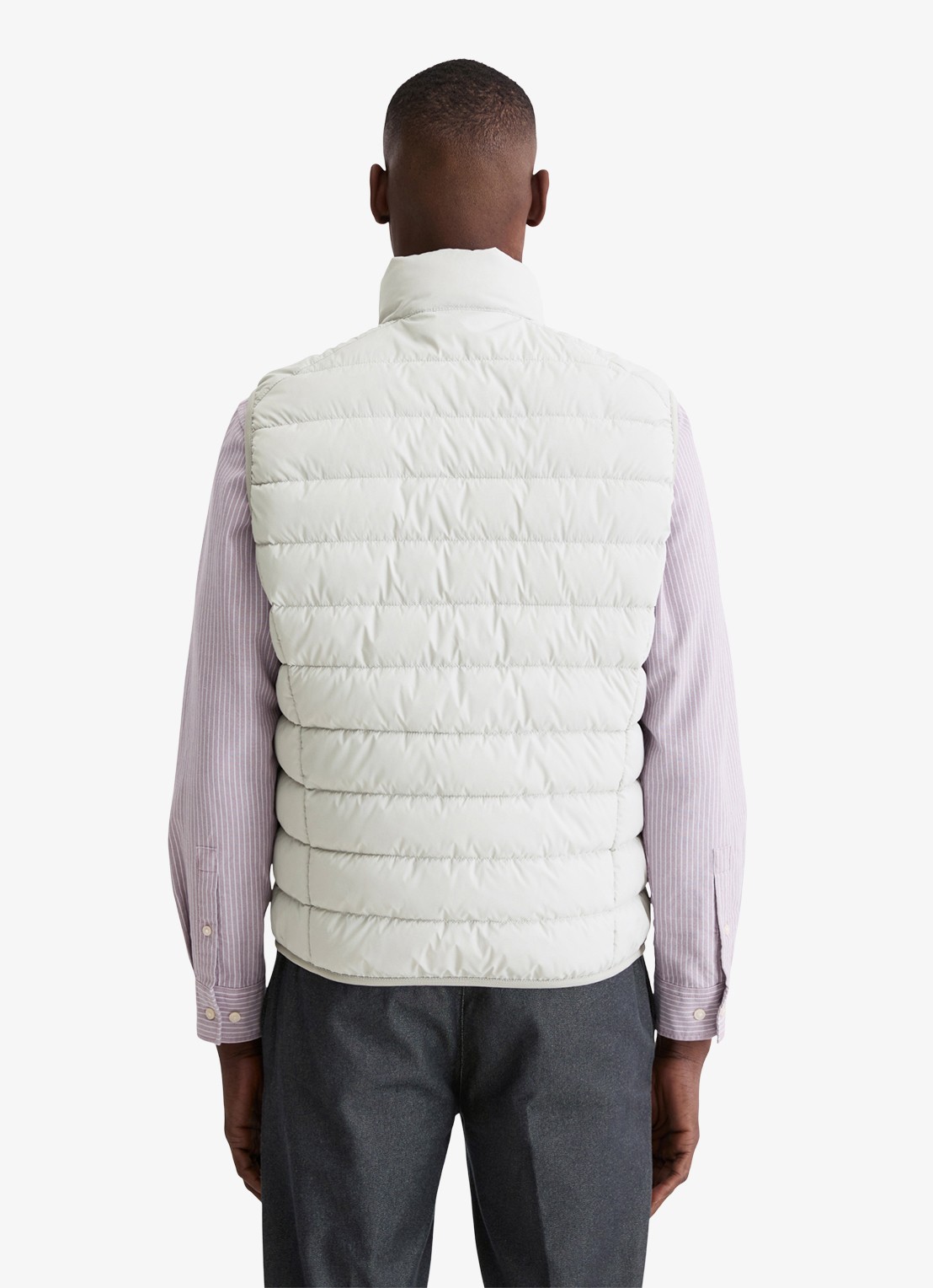 Marc O'Polo Bodywarmer met ritszakken - achterkant 3 beige