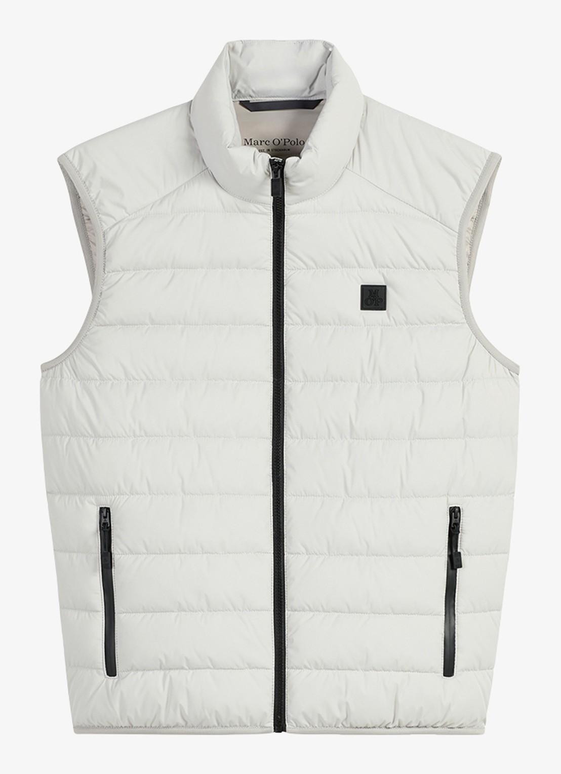 Marc O'Polo Bodywarmer met ritszakken - voorkant beige
