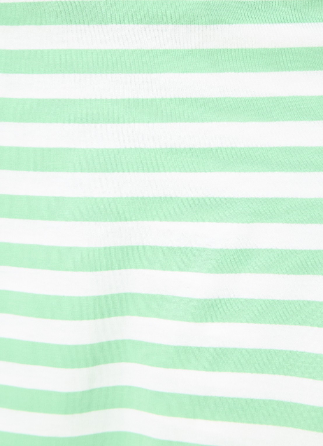 Marc O'Polo Denim Longsleeve van  katoen met streepprint - detail 2 lichtgroen