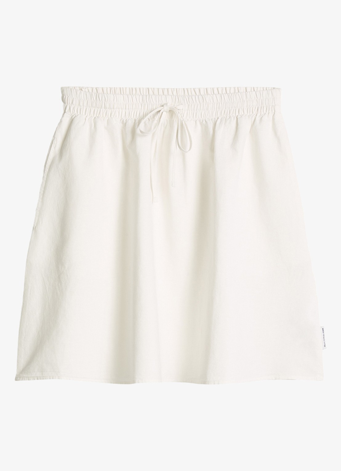 Marc O'Polo Denim Minirok met steekzakken - voorkant 2 silky white-1183 / wit