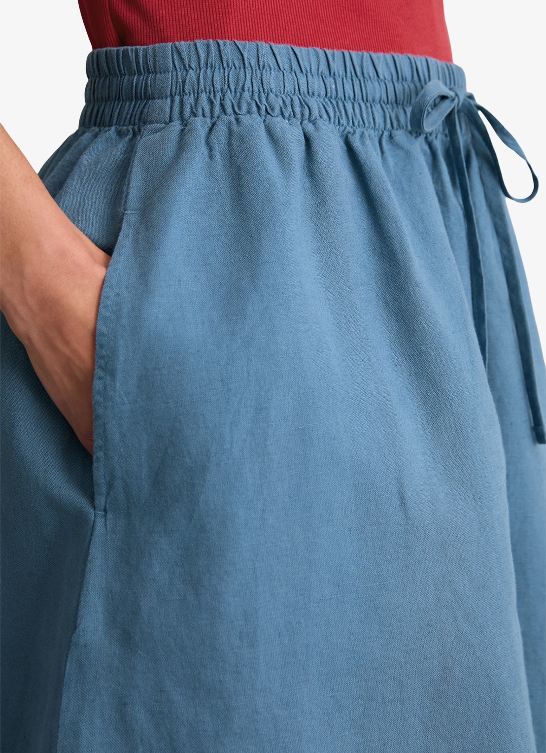 Marc O'Polo Denim Minirok met steekzakken - detail 5 medium blue 4671-4671 / blauw