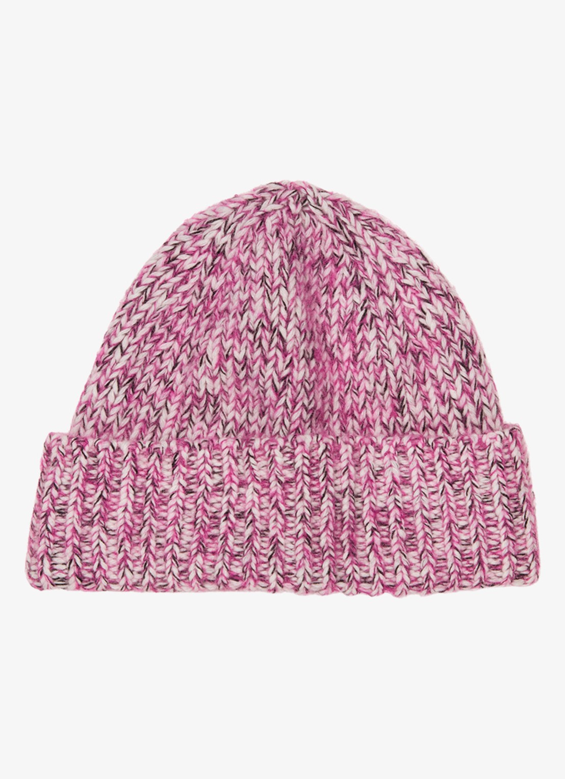 Marc O'Polo Denim Muts in wolblend - voorkant 2 roze