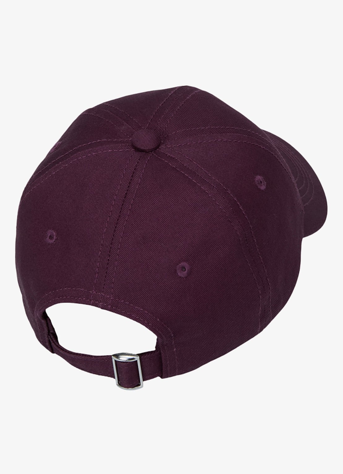 Marc O'Polo Denim Pet met logoborduring - detail bordeauxrood