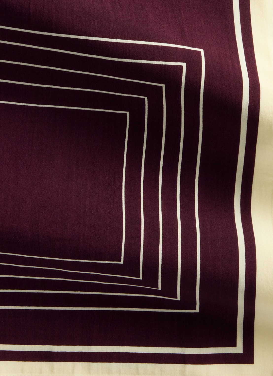 Marc O'Polo Denim Sjaal met logoprint - detail 3 donkerrood