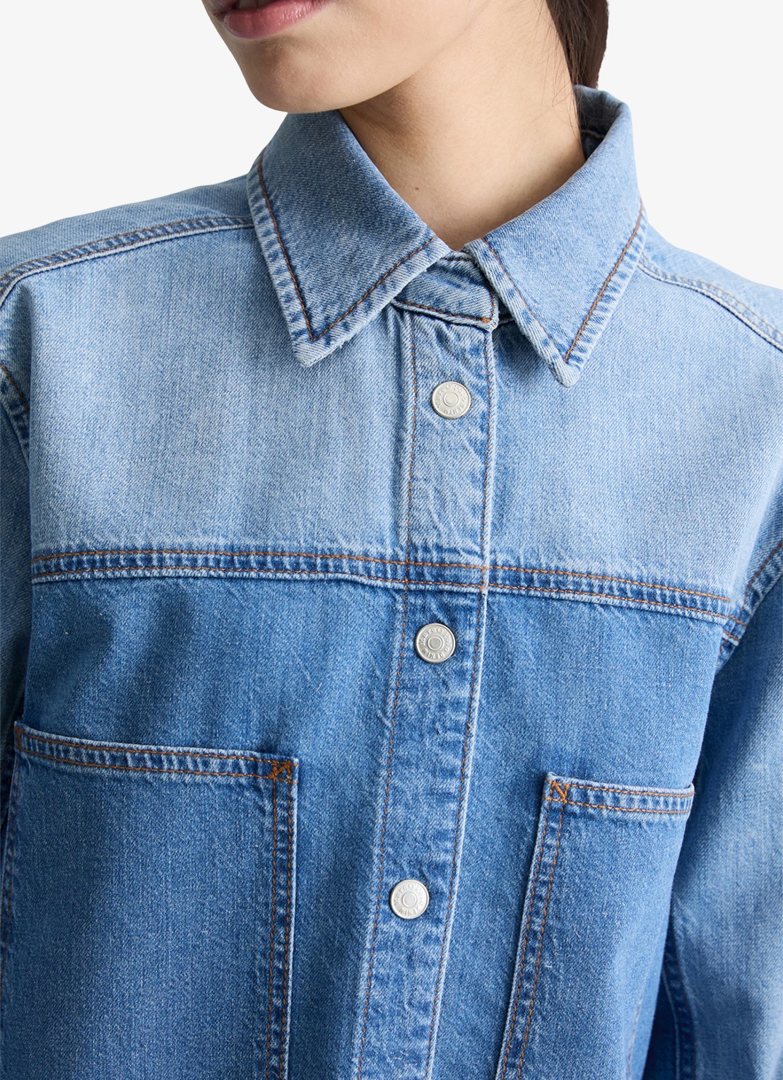 Marc O'Polo Denim Spijkerjas met opgestikte zakken - detail 5 indigo