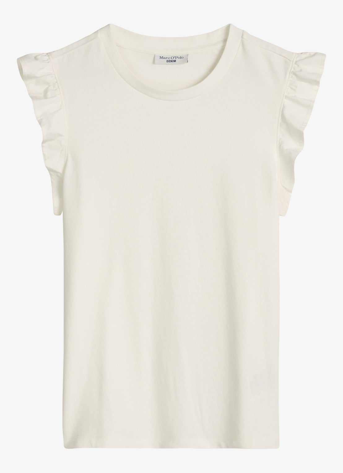 Marc O'Polo Denim Top met vlindermouw - voorkant 2 silky white/1183