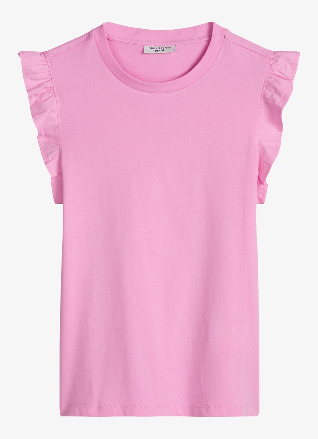 Marc O'Polo Denim Top met vlindermouw - voorkant pale bubblegum/8205