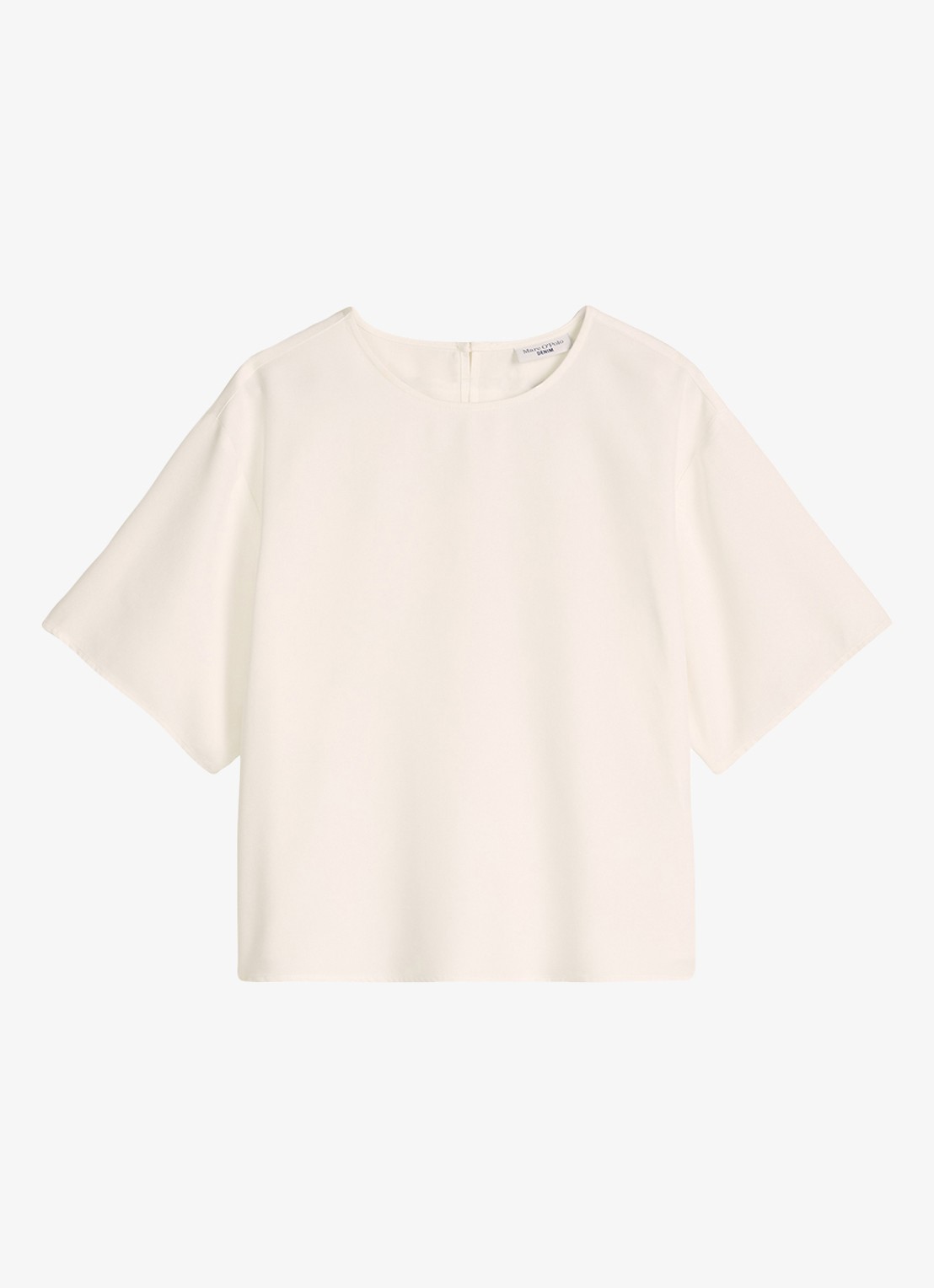 Marc O'Polo Denim Tuniek met ronde hals - voorkant silky white/1183