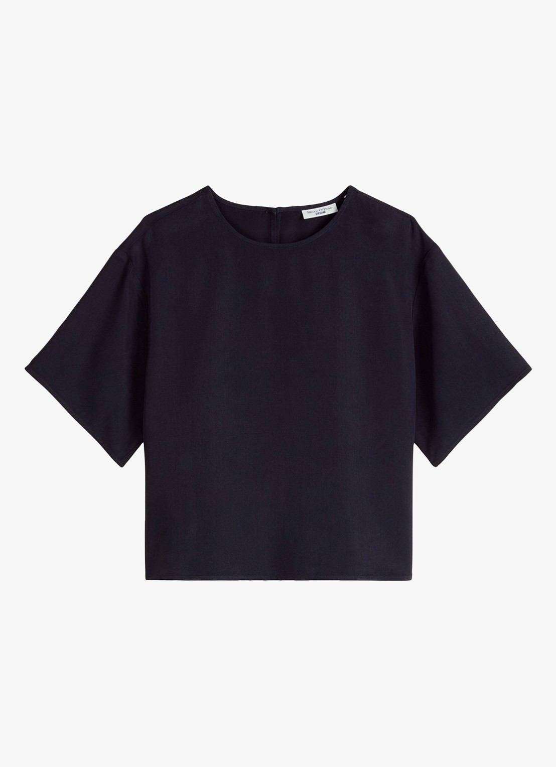 Marc O'Polo Denim Tuniek met ronde hals - voorkant 4 blue depths/4133