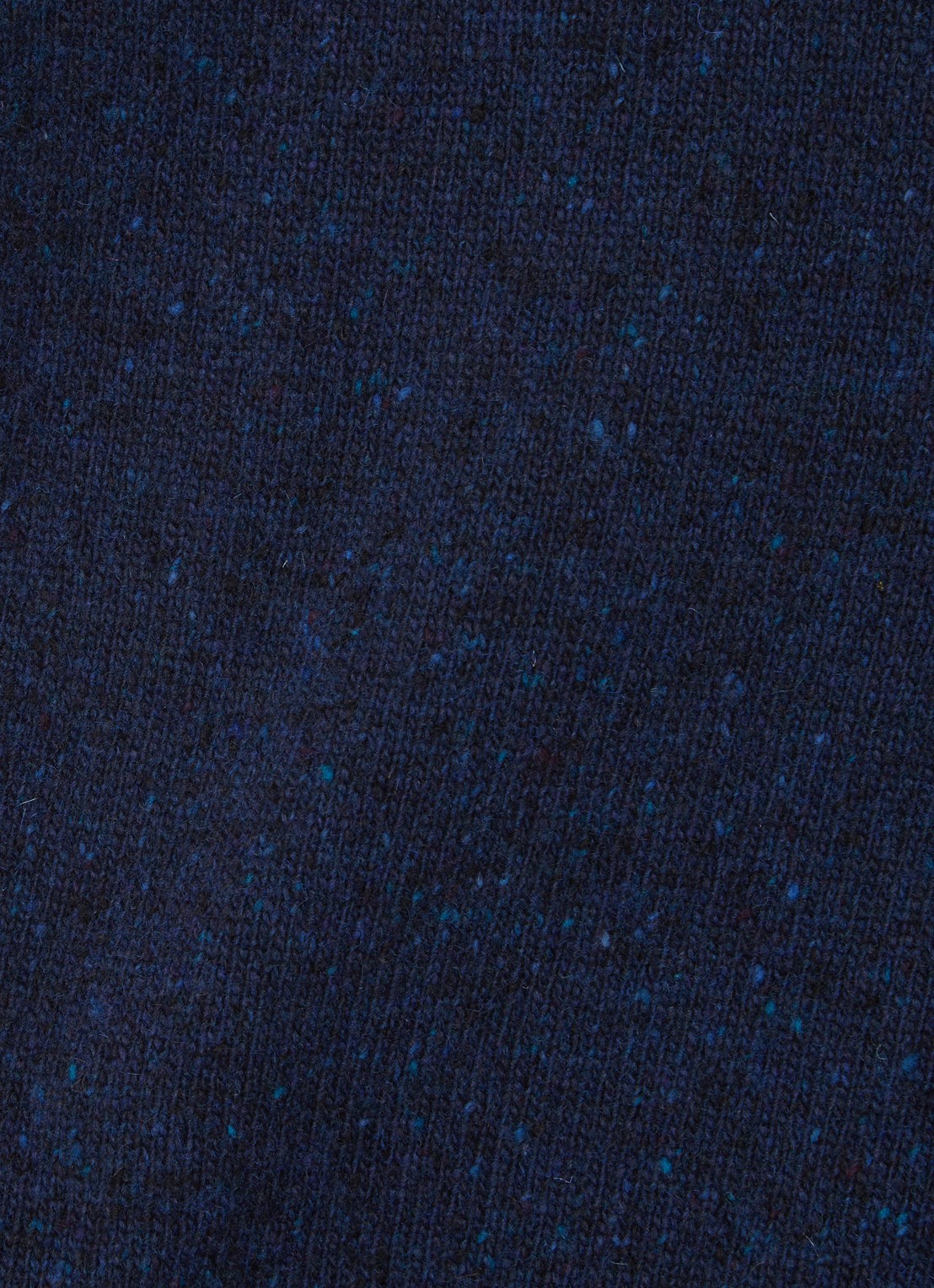 Marc O'Polo Fijngebreide pullover in wolblend met gemêleerd dessin - detail 5 blauw