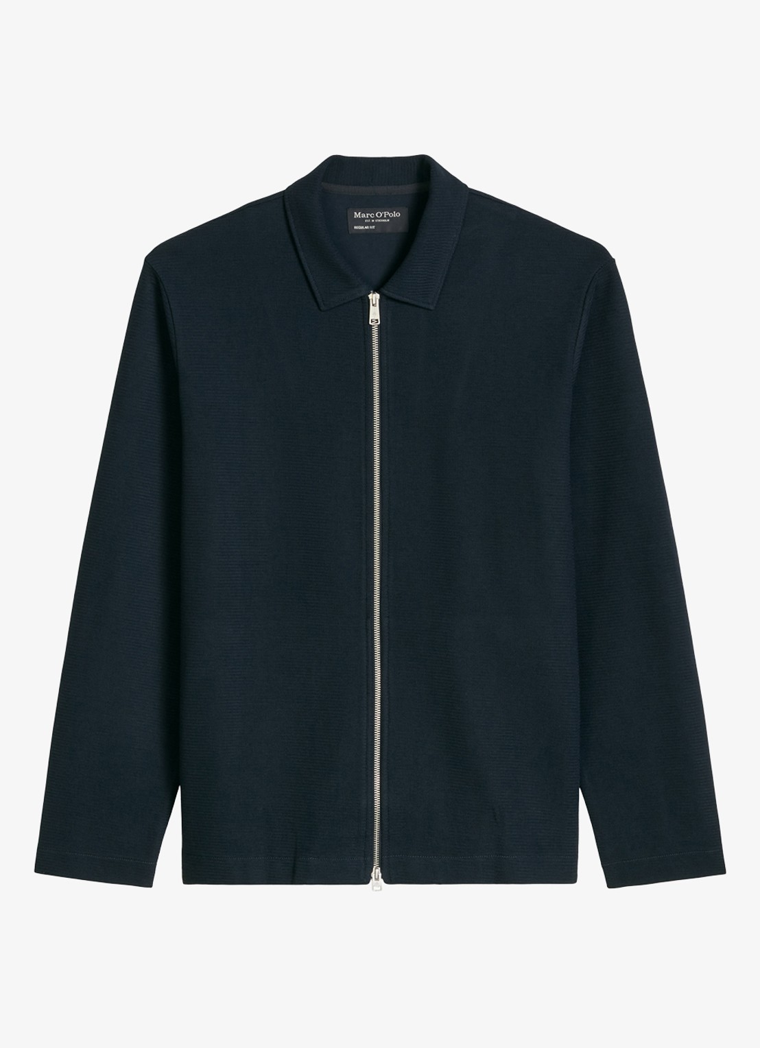 Marc O'Polo Jack met kraag - voorkant donkerblauw