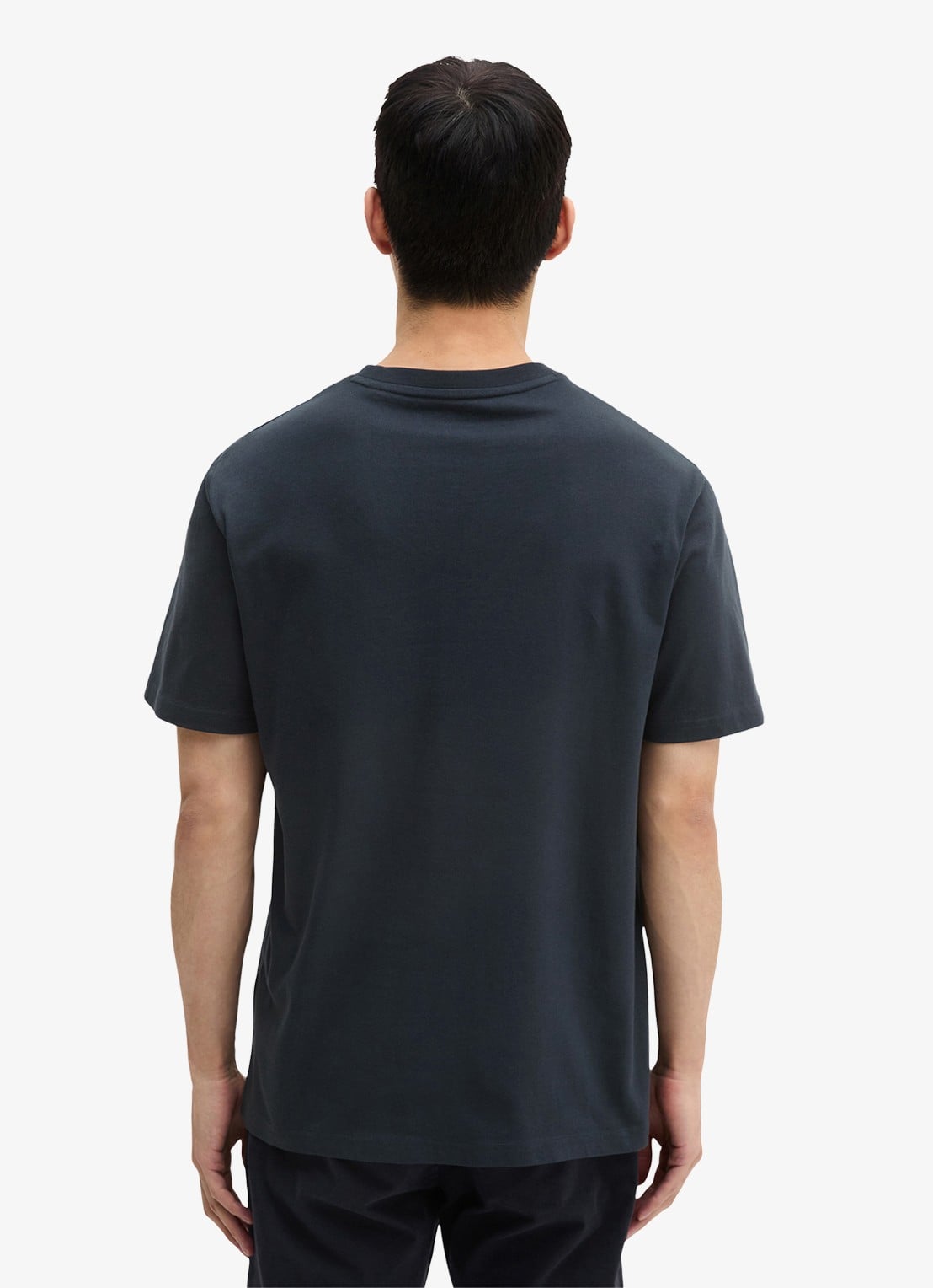 Marc O'Polo Jersey T-shirt met logo - achterkant 5 dark navy/4131