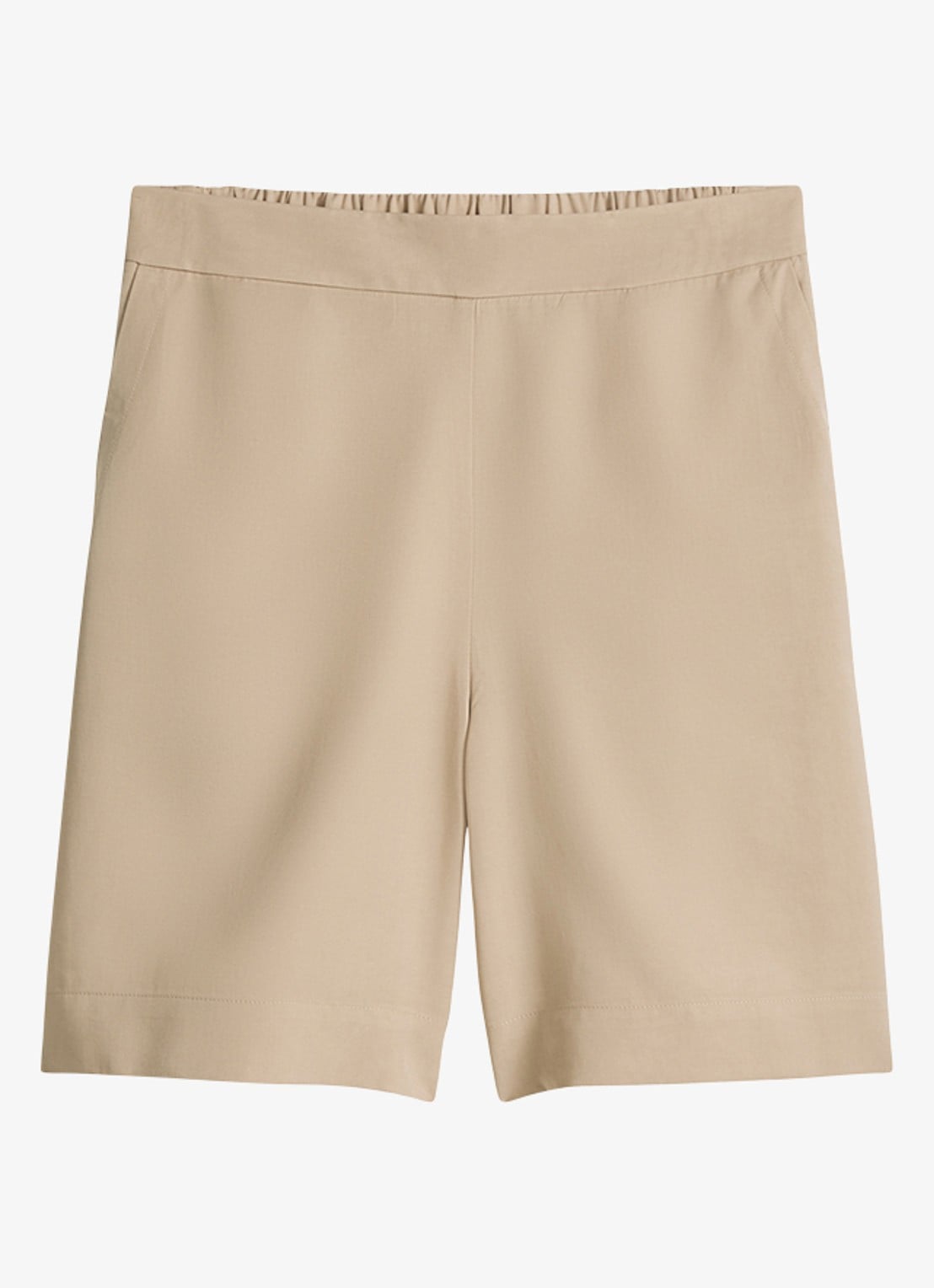 Marc O'Polo Korte broek met steekzakken - voorkant sandpaper-2326 / beige