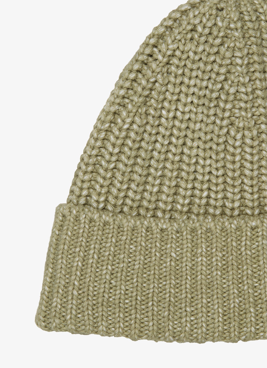 Marc O'Polo Muts met logo - detail 2 lindegroen