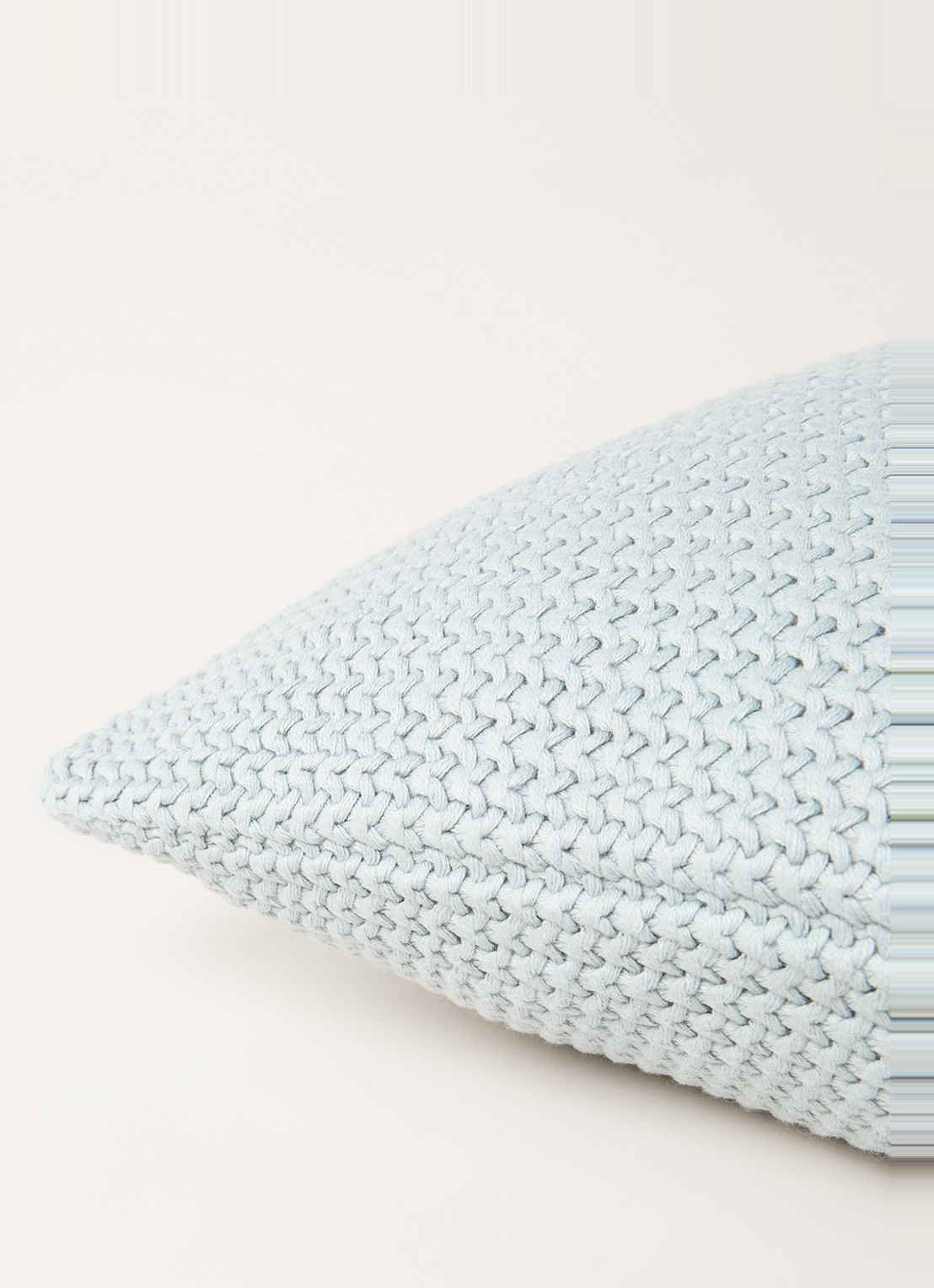 Marc O'Polo Nordic Knit sierkussen 50 x 50 cm - detail 2 mint