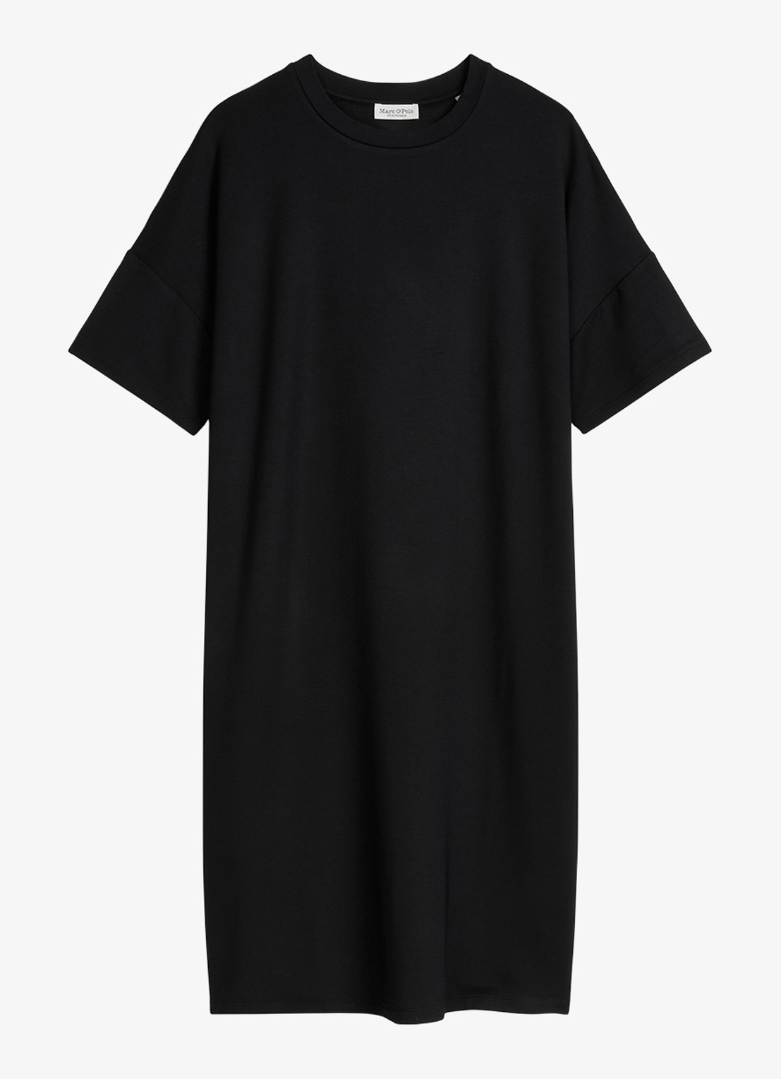 Marc O'Polo Oversized mini trui-jurk - voorkant 3 black / zwart