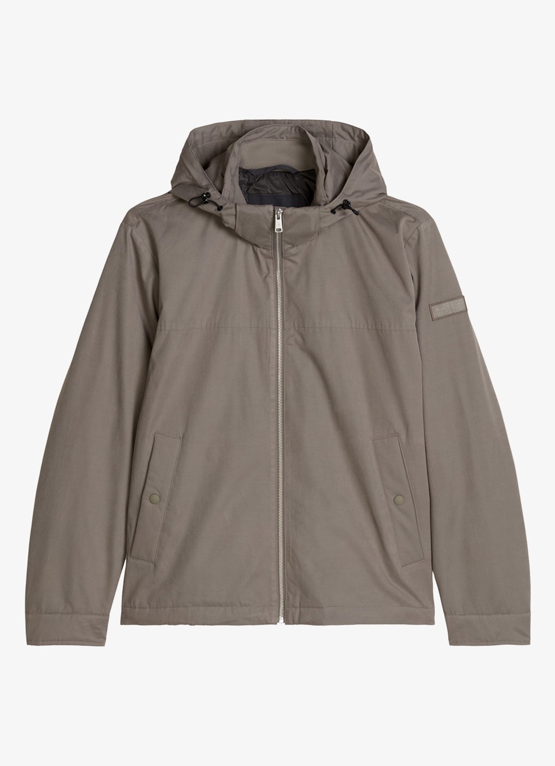 Marc O'Polo Parka met steekzakken - voorkant 4 taupe