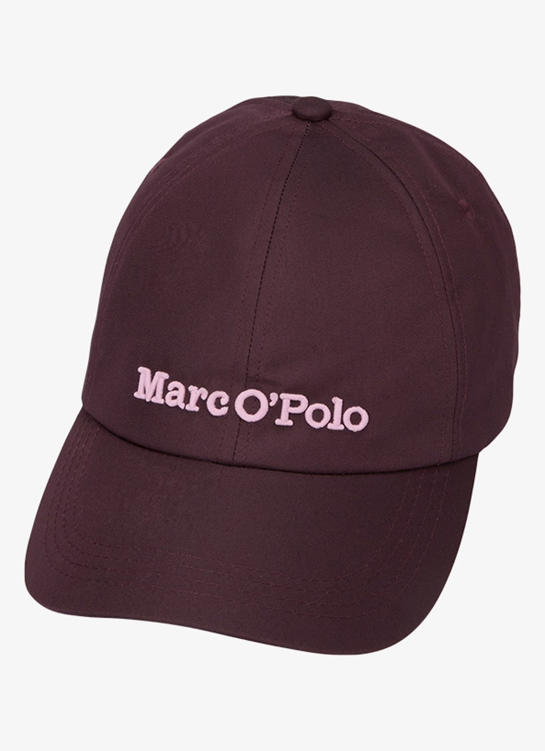 Marc O'Polo Pet met logo - voorkant kersenrood