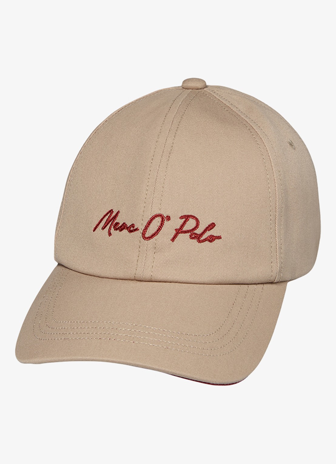 Marc O'Polo Pet met logoborduring - voorkant 3 sandpaper-2326 / beige
