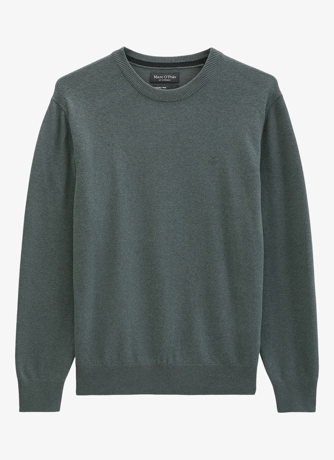 Marc O'Polo Pullover in wolblend  - voorkant grijs