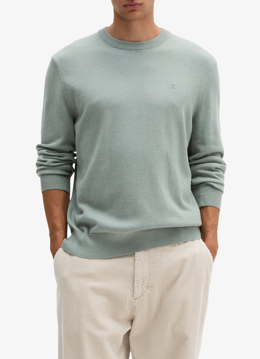 Marc O'Polo Pullover in wolblend  - detail mint
