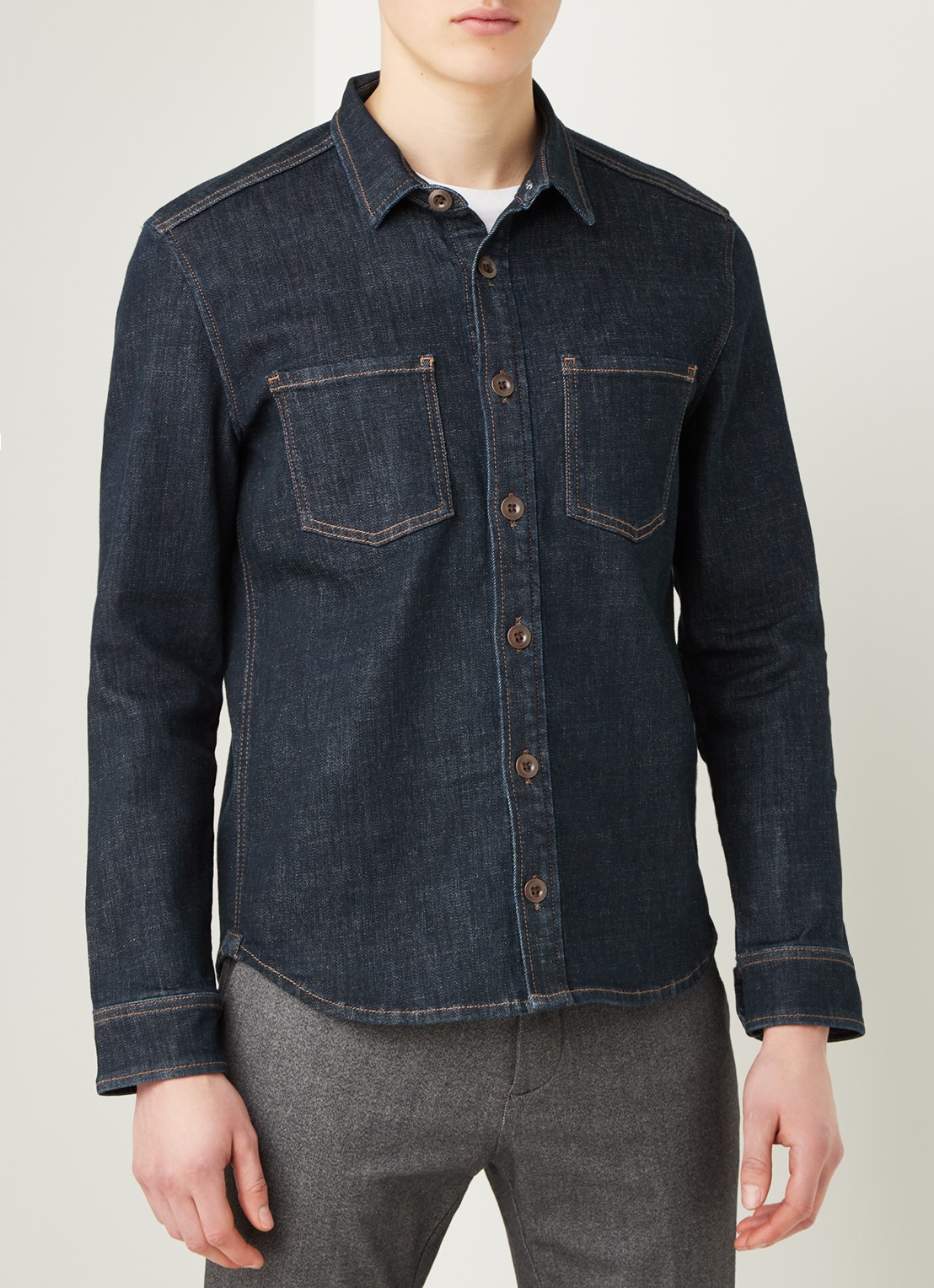 Marc O'Polo Regular fit overshirt van denim - detail 3 jeans