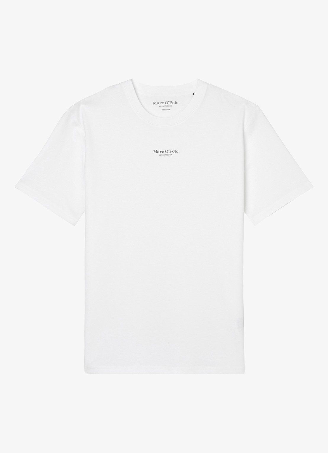 Marc O'Polo T-shirt met logo - voorkant wit