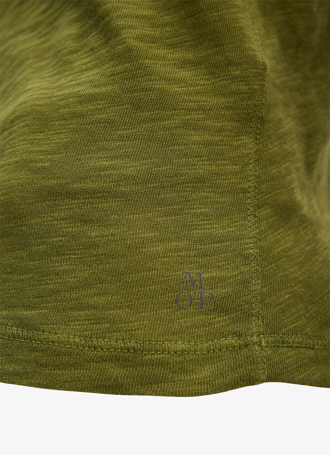 Marc O'Polo T-shirt met ronde hals - detail 5 shaded fern / groen