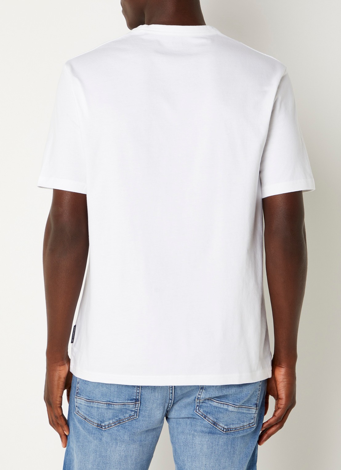 Marc O'Polo T-shirt met ronde hals - achterkant wit