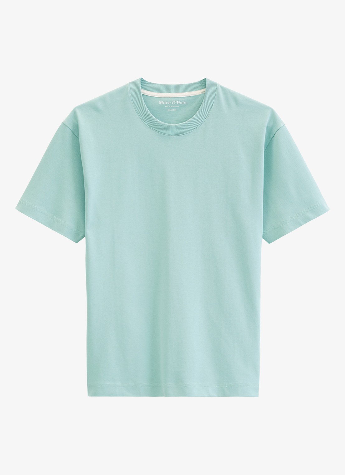 Marc O'Polo T-shirt met ronde hals - voorkant blauw