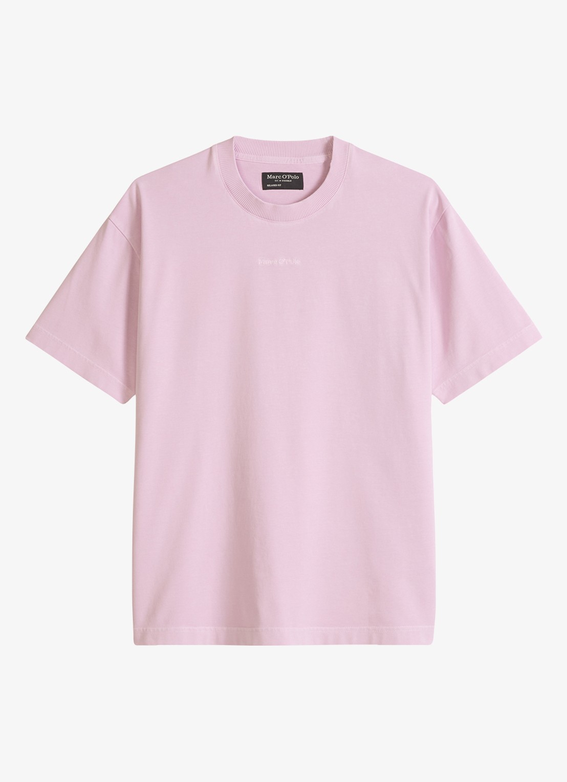 Marc O'Polo T-shirt met ronde hals - voorkant 2 lichtroze