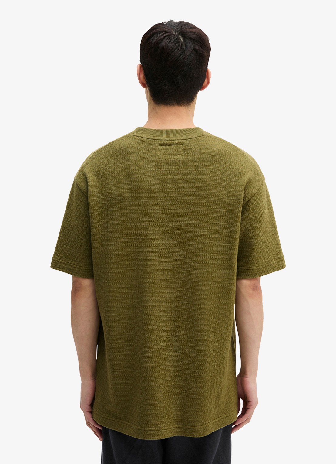 Marc O'Polo T-shirt met ronde hals - achterkant 5 fresh seaweed-2945 / groen