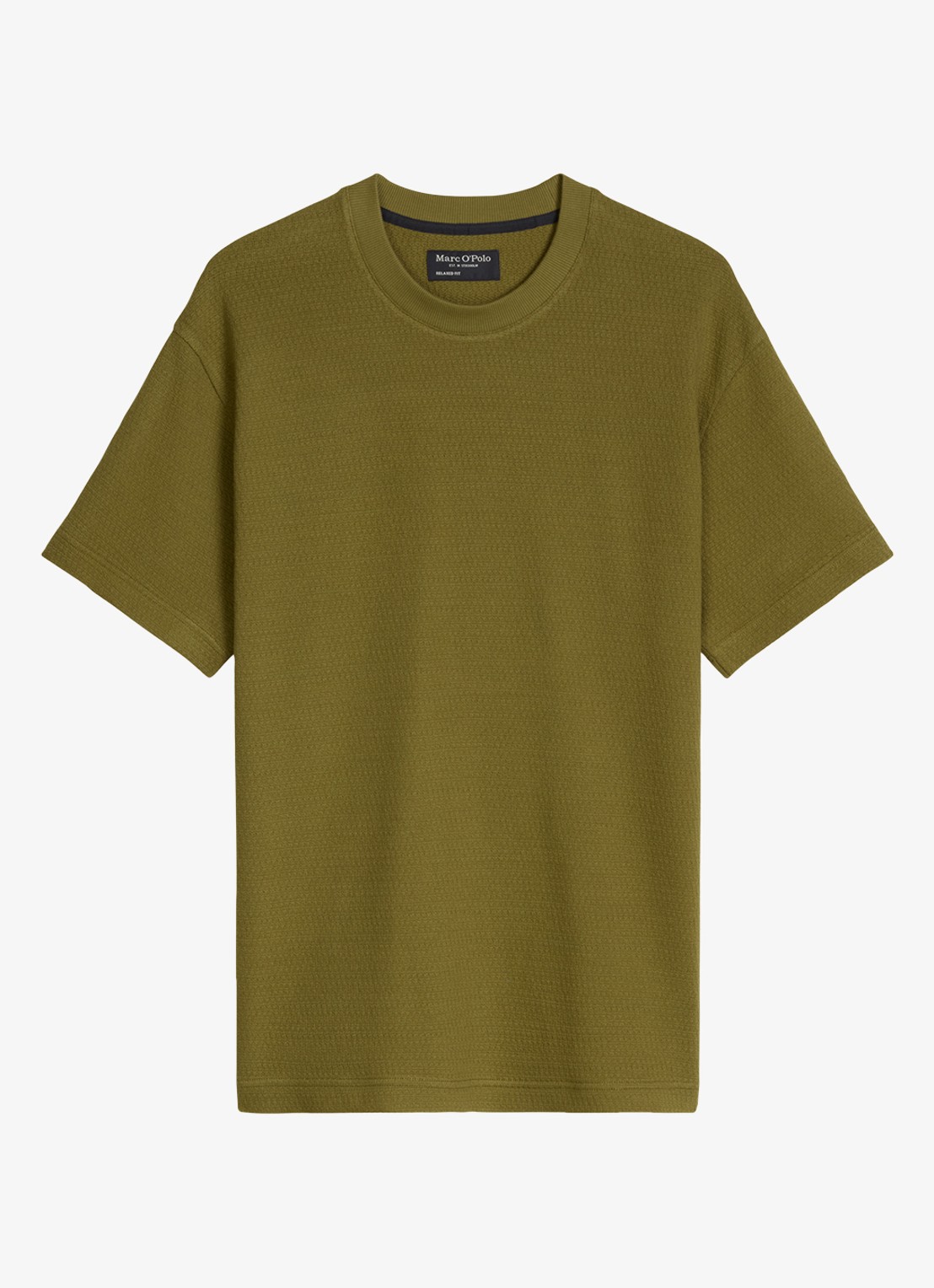 Marc O'Polo T-shirt met ronde hals - voorkant fresh seaweed-2945 / groen